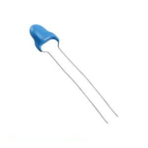 Original 2200 pF DE2E3KY222MA3BM02F CAP CER 2200PF 250VAC RADIAL Radial Disc Through Hole Ceramic Capacitor - Product Image 1