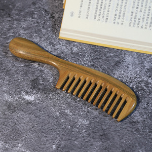 Sandalwood <b>Wide</b> Tooth <b>Comb</b> 1-1A Handmade Hair Care For Home Use - Product Image 3