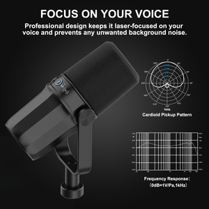 Kit de microphone professionnel Zimhome pour diffusion de podcasts et streaming en direct avec carte son et changeur de voix - Product Image 4