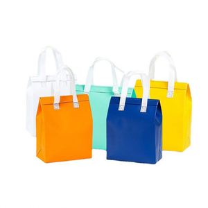 Custom Insulated Thermal Cooler Bag Waterproof Nonwoven Takeaway Packaging for Carrying Cakes Lunch Bag - Product Image 4