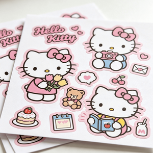 Custom Cartoon Character Sticker Sheet Premium Coated Paper Colorful Die Cut Stickers For Handicraft Gift Notebook DIY Ornament - Product Image 2
