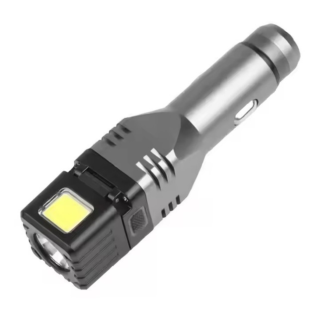 New USB Charging COB LED Flashlight Car Charging Multi-purpose Flashlight Built-in Battery Tactical Flashlight