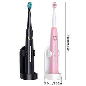 Cepillo de Dientes Eléctrico de Limpieza Profunda para Adultos, 8 Cabezales de Cepillado de Dureza Media, Uso Doméstico - Product Image 4