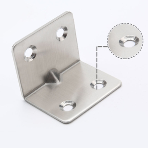 Soportes Angulares de Acero Inoxidable, Conectores de Esquina en Forma de L de 90 Grados, Reforzados y Sólidos, para Soporte de Estantes - Product Image 1