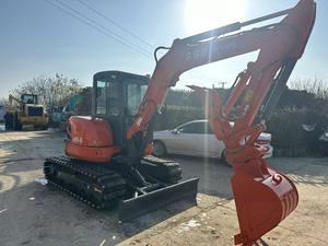 รถขุดขนาดเล็ก Kubota U55-5 5.5 ตัน มือสองจากญี่ปุ่น ได้รับการรับรองมาตรฐาน CE พร้อมหัวหนีบไฮดรอลิก สำหรับงานในฟาร์มและเมือง - Product Image 4