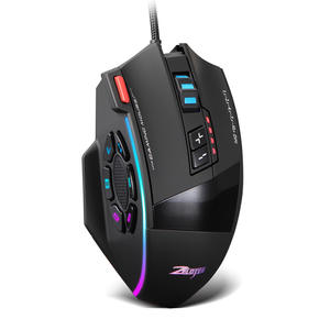ZELOTES C13 13-Tasten Kabel gebundene ergonomische Gaming-Maus mit 5-Gang einstellbarem DPI 1,8 <span class=keywords><strong>m</strong></span> Kabel für Laptop-Computer - Product Image 2