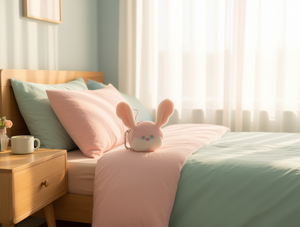 Borsa rotonda in peluche con motivo a cartoni animati da 10 cm per bambini, borsa giocattolo unisex - Product Image 2