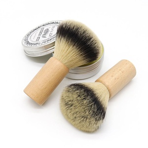Brosse à barbe en poils <span class=keywords><strong>de</strong></span> bambou écologique, manche en bambou, brosse à raser professionnelle pour barbier, logo personnalisable, pour hommes, salon <span class=keywords><strong>de</strong></span> coiffure, usage domestique - Product Image 2