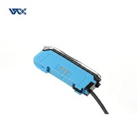 WTX -EX-V61 Amplificateur de fibre optique à double affichage numérique avec capteur optique, interrupteur à induction infrarouge et suivi de bord analogique