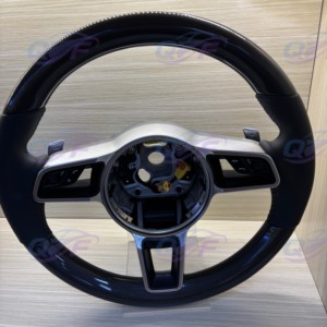 Volant en fibre de carbone pour <span class=keywords><strong>Porsche</strong></span> 911 996 Cayenne 958 718 Boxster 918 Cayman Macans Panamera Taycan <span class=keywords><strong>GT3</strong></span> <span class=keywords><strong>RS</strong></span> 970 GT2RS - Product Image 2