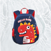 Nouveau sac à dos de maternelle dessin animé mignon pour enfants, sac d'école anti-perte léger et imperméable, mini sac à bandoulière pour enfants