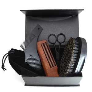 Nouveau kit de soin de la <span class=keywords><strong>barbe</strong></span> parfait Huile à <span class=keywords><strong>barbe</strong></span> Baume Lavage et revitalisant Kit de soin OEM Ensemble cadeau de soin de la <span class=keywords><strong>barbe</strong></span> pour hommes - Product Image 5