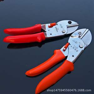 Mountain Vine Pruning Shears Stainless Steel Straight Head Red <b>Gardening</b> Tool 40mm Blade Length Fine Polishing - Product Image 4