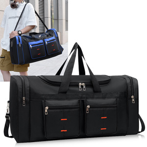Nouveau sac bandoulière tendance en tissu Oxford grande capacité avec fermeture éclair pour les voyages d'affaires, les sports de plein air, pliable - Product Image 1