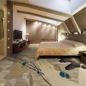 Chine fabricant 100% Nylon hôtel couloir tapis Machine tufté ignifuge impression lavable <span class=keywords><strong>mur</strong></span> <span class=keywords><strong>mur</strong></span> motif pour un usage domestique - Product Image 4