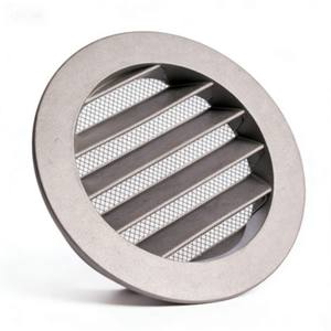 Rejilla de Ventilación Redonda de Aluminio Fundido de 100 mm y 150 mm con Malla Antimosquitos para Ventilación de Soffits en el Hogar - Product Image 3