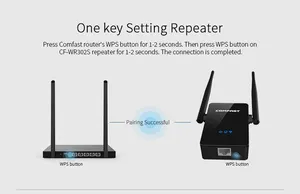 OEM ODM kablosuz WiFi tekrarlayıcı Wi-Fi aralığı ev genişletici 300Mbps sinyal güçlendirici amplifikatör comfast en çok satan wifi güçlendirici