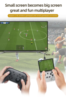 ANBERNIC-Mini console de jeu portable RG35XX, 3.5 pouces, 64 Go, avec poignée rétro, système Linux