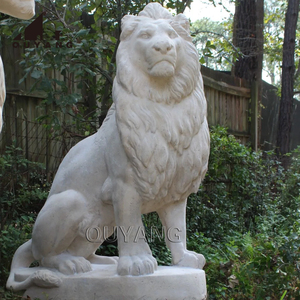 Quyang Tùy Chỉnh Ngoài Trời Trang Trí Nghệ Thuật Hiện Đại Bức Tượng Cuộc Sống Kích Thước Động Vật Đá Khắc Bằng Đá Cẩm Thạch Trắng Lạc Đà Điêu Khắc - Product Image 5