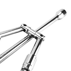 Clé à douille pliable à 4 voies pour démonter les écrous de roue de voiture, 17 mm, 19 mm, 21 mm, 23 mm, outils professionnels de réparation automobile - Product Image 3