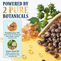 ATOANY Roll on Minyak Esensial Frankincense Alami Murni Minyak Frankincense Castor untuk Pijat Wajah dan Tubuh Menutrisi Akar Rambut