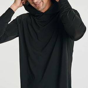 Hombres Mujeres UPF50 Impermeable Secado rápido Malla transpirable Manga larga Pesca Sudadera con capucha Camisa con máscara personalizada - Product Image 3