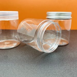 Conteneur en plastique transparent de 2,5 oz/80 ml avec couvercle à vis en aluminium anti-fuite, capacité de 70 g pour le savon liquide, les articles de soins personnels - Product Image 2