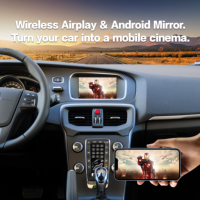 Interface CarPlay sans fil Android Auto pour Volvo 7 pouces XC60/V60/S80/S60/V40 (2011-2015) - Navigation Android Auto Airplay