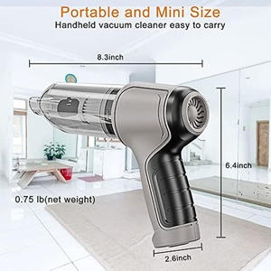Aspirateur de voiture puissant sans fil, souffleur et aspirateur haute puissance, multifonction, portable, pour voiture et ordinateur portable - Product Image 6