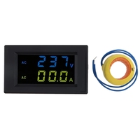 Voltmètre numérique double à affichage LCD D85-2042a, testeur USB, ampèremètre indiquant la tension AC80-500V