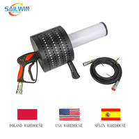 Sailwin Confetti Machine 4X3W RVB Pleine Couleur Batterie LED CO2 Pistolet Brouillard Machine Pyro Jet Confett Blaster pour Mariage Événement Concert