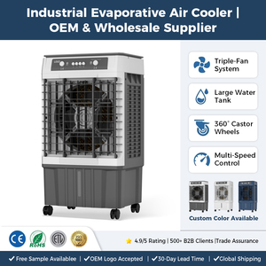 <span class=keywords><strong>Aire</strong></span> <span class=keywords><strong>Acondicionado</strong></span> Portátil de Interior con Tanque de Agua de 20L, Enfriador de <span class=keywords><strong>Aire</strong></span> Evaporativo, <span class=keywords><strong>Aire</strong></span> <span class=keywords><strong>Acondicionado</strong></span> de Pie para Hogar, Oficina y Tienda - Product Image 2