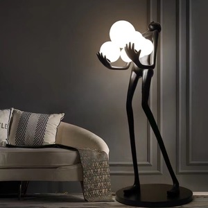 Lampe de sol sculpturale <span class=keywords><strong>LED</strong></span> moderne de style humanoïde pour salon extérieur, vente en gros - Product Image 6
