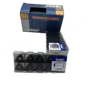 Plaquette en carbure de tungstène Iscar Super Hard WNMG 432-TF IC907, outil de tournage et de fraisage externe personnalisable pour les projets OEM de tours CNC - Product Image 1