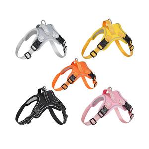 สายรัดอกสุนัขแบบปรับได้ สะท้อนแสง พร้อมหัวเข็มขัด สำหรับฝึกเดิน - Product Image 1