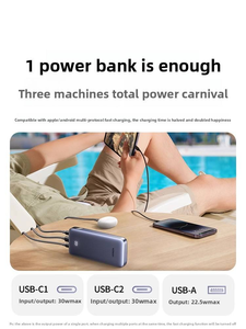 Sạc dự phòng UGREEN 30W 10000mAh Nexode siêu mỏng, sạc di động, <span class=keywords><strong>USB</strong></span> C 3 cổng, PD3.0, màn hình kỹ thuật số - Product Image 4