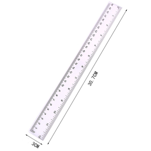 <span class=keywords><strong>Regla</strong></span> recta <span class=keywords><strong>de</strong></span> plástico transparente 15/20/30cm herramientas <span class=keywords><strong>de</strong></span> medición Escuela Hogar Oficina uso centímetro milímetro <span class=keywords><strong>y</strong></span> pulgadas - Product Image 5