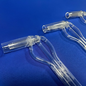 Quemador de Cuarzo Fundido Personalizado OEM, Quemador de Cuarzo de Alta Transmitancia para Procesos <span class=keywords><strong>OVD</strong></span> y VAD - Product Image 1