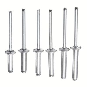 Rivets aveugles à extrémité ouverte pour fournisseurs, rivets de 2,4 mm, 3,2 mm, 4,0 mm, 4,8 mm, 6,4 mm, rivets aveugles en aluminium - Product Image 1