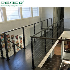 Offre Spéciale D'escalier Intérieur En <span class=keywords><strong>Acier</strong></span> Inoxydable 4 6 8 10 Fil Systèmes de Garde-Corps de Tension En <span class=keywords><strong>Acier</strong></span> Balustrade Avec Câble - Product Image 6