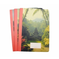 Ensemble de carnets à couverture en papier écologique, reliés par ficelle, formats A4/A5/A6, pages vierges, s'ouvrant à plat, pour journalisation personnalisée – Nouveauté populaire et unique