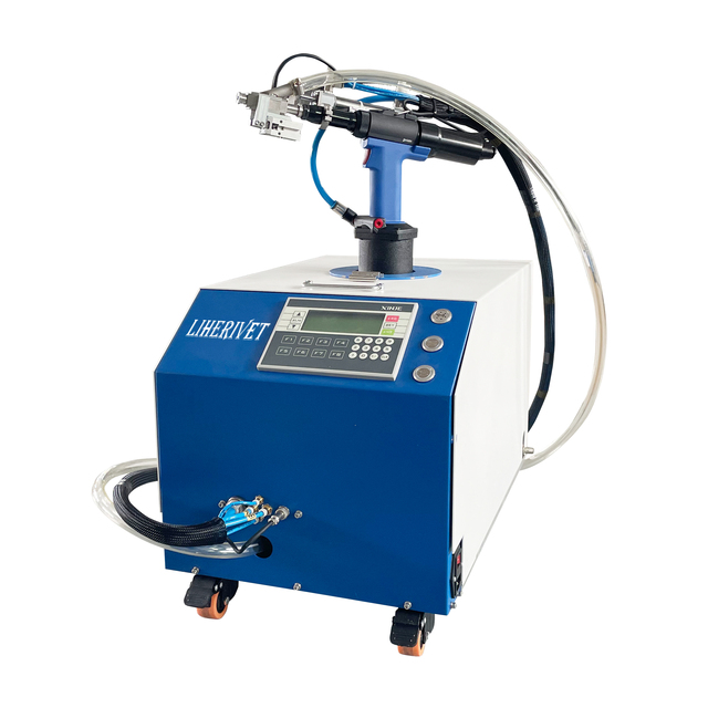 LIHE Automatic Riveting Nut Machine Pneumatic Feeding Air Gun Handheld Tool Industrial Fastening Equipment Metal Working 1 Year