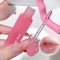 Gloss à lèvres hydratant et repulpant végétalien à l'extrait de fruits, effet naturel, superposable, pour un maquillage des lèvres jeune et nude, base de lèvres quotidienne