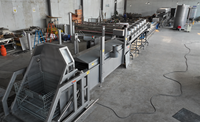 Machines automatiques de fabrication de chips de banane, 500 kg/h, SUS304, ligne de transformation de chips de banane