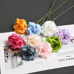 Decorazione Paesaggistica per Centri Commerciali, Cascata di Rose in Tessuto di Seta, Fiore Artificiale a 3 Teste, Vendita all'Ingrosso, Decorazione per Matrimoni - Product Image 4