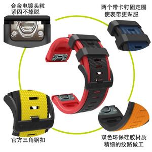 <span class=keywords><strong>Bracelet</strong></span> de montre en silicone bicolore chaud <span class=keywords><strong>22</strong></span> 26mm <span class=keywords><strong>QuickFit</strong></span> pour Garmin Fenix 7X 7 Pro/Quatix 6 6X 5X <span class=keywords><strong>Bracelet</strong></span> <span class=keywords><strong>Bracelet</strong></span> - Product Image 4