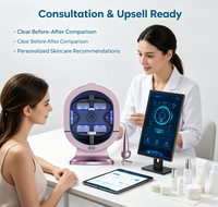 S5 Professional AI Facial Skin Analyzer 3D Face Scanner Multi Spectrum Detection Report System