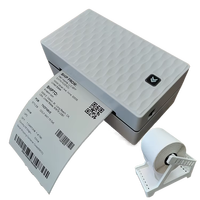 Impresoras de Etiquetas Térmicas para Envíos 4x6, Impresora Inalámbrica Bluetooth para Imprimir Etiquetas Adhesivas, Soporte para Rollo de Papel Opcional