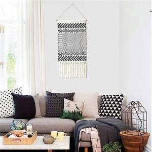 Panier organisateur stockage <span class=keywords><strong>arc</strong></span>-<span class=keywords><strong>en</strong></span>-<span class=keywords><strong>ciel</strong></span> tenture murale perlée plante cintre macramé étagère cintres malaisien décor moderne <span class=keywords><strong>chambre</strong></span> de bébé - Product Image 2