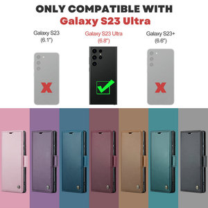 Caseme เคสหนังฝาพับสุดหรูมีขาตั้งสำหรับ A13, เคสโทรศัพท์ A53 A23 A43 A73-<span class=keywords><strong>360</strong></span>องศา - Product Image 2